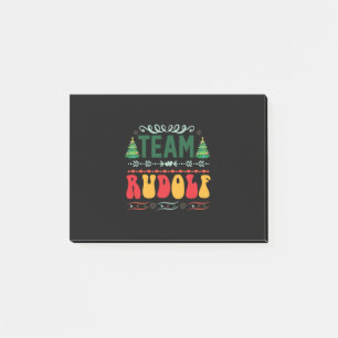 Xmas Gift Team Rudolf Post-it Notes