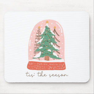 Xmas Gift Tree Tis The Season Mouse Pad