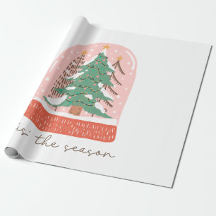 Xmas Gift Tree Tis The Season Wrapping Paper