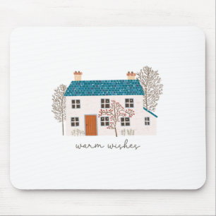 Xmas Gift Warm Wishes Mouse Pad