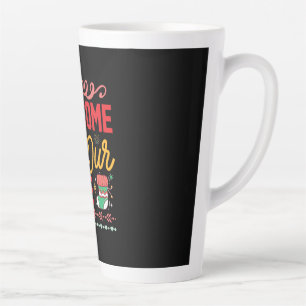 Xmas Gift Welcome to Our Home Latte Mug