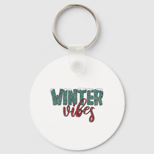 Xmas Gift Winter Vibes Keychain