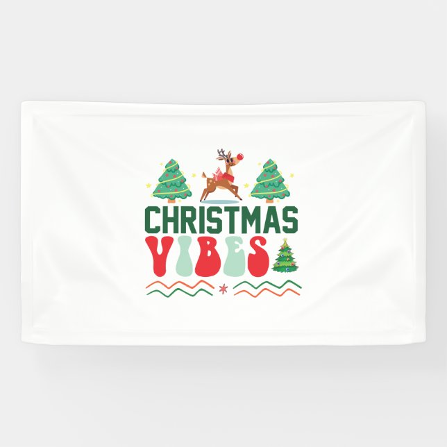 Xmas Gift Xmas Vibes Banner (Horizontal)