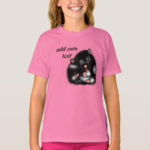 Xmas gifts for kids personalized tshirt hamster
