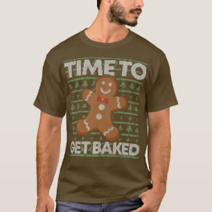 Xmas Gingerbread Man I Christmas Baking I Ugly Chr T-Shirt