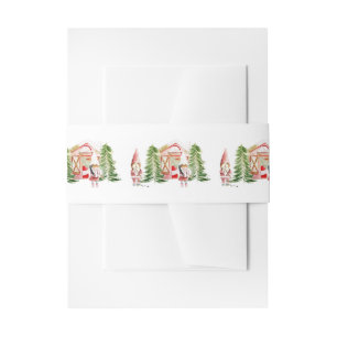 XMAS Gnome Design 1 Invitation Belly Band