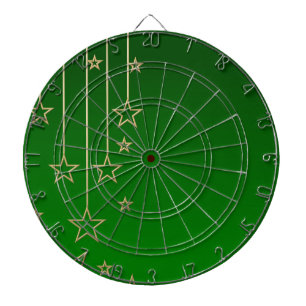Xmas green dartboard