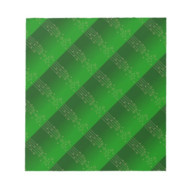 Xmas green notepad (Front)