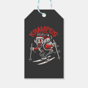 Xmas Gruss Vom Krampus Christmas Devil  Gift Tags
