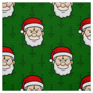 xmas hail santa fabric