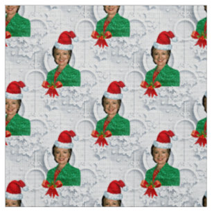 xmas Hillary clinton christmas fabric