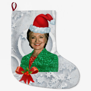 xmas Hillary clinton christmas stocking