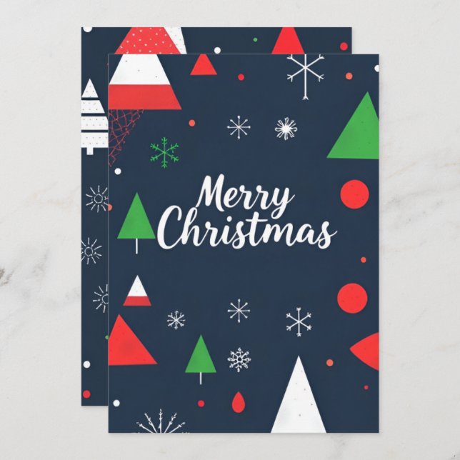 xmas  holiday card (Front/Back)