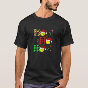 Xmas Holiday Matching Santa Ho Ho Ho Pickleball Ch T-Shirt