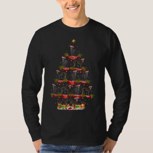 Xmas Holiday Santa Australian Kelpie Dog Christmas T-Shirt