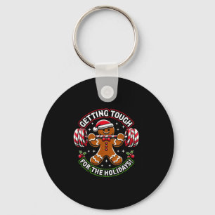 Xmas Holidays Gingerbread Man  Keychain