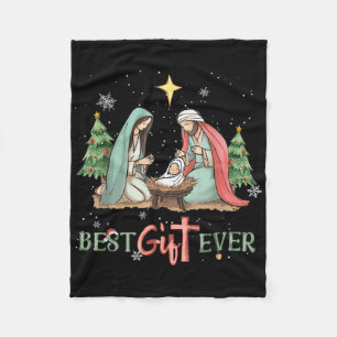 Xmas Jesus Christian Xmas Funny Gift Merry Christm Fleece Blanket