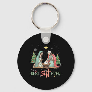 Xmas Jesus Christian Xmas Funny Gift Merry Christm Keychain