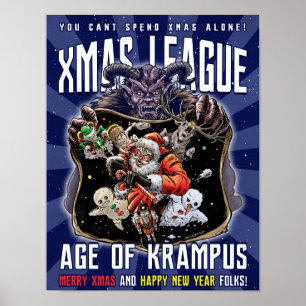 Xmas League Age of Krampus Poster