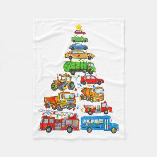 Xmas Light Christmas Tree, Funny Xmas Boys Kids To Fleece Blanket