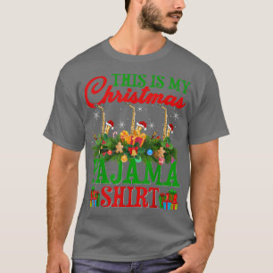 Xmas Light Saophone Music Lover This Is My Christm T-Shirt