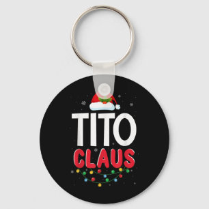 Xmas Light Tito Santa Claus Christmas Matching Cos Keychain