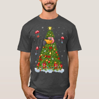 Xmas Lights Matching Family Funny Condor Bird Chri T-Shirt