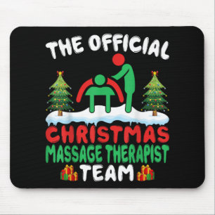 Xmas Mage Therast Team Mage Therapy Christmas Mouse Pad