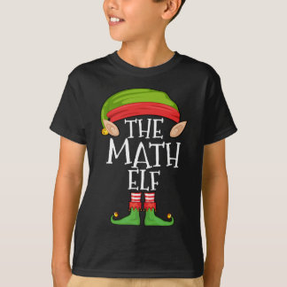 Xmas Math Elf Matching Christmas Family Elf T-Shirt