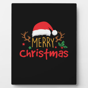 Xmas Merry Christmas Plaque