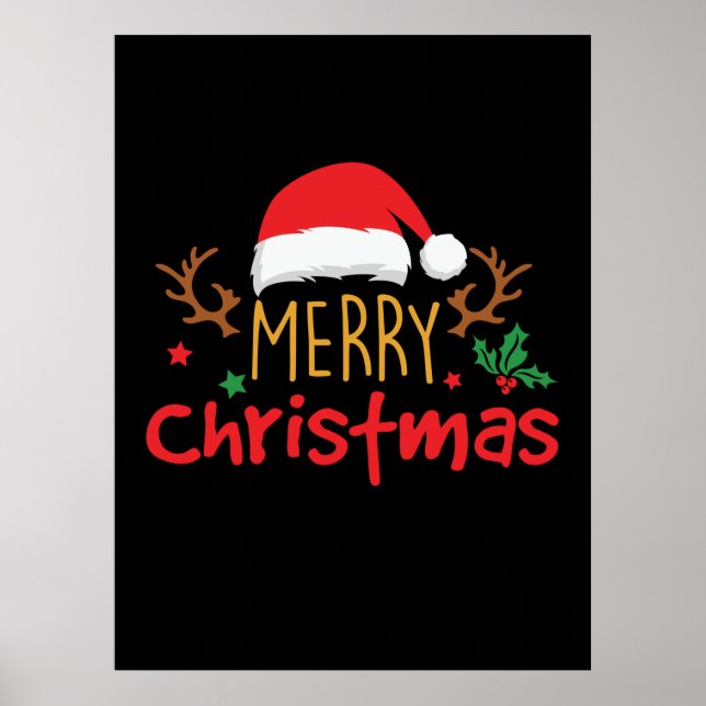 Xmas Merry Christmas Poster (Front)