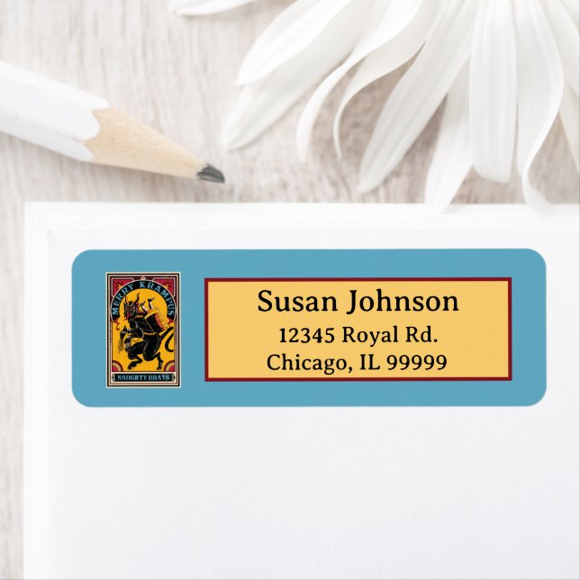 Xmas Merry Krampus Naughty Brats Circus Poster  (Insitu)