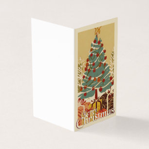 Xmas Motif, with Presents Under the Christmas Tree