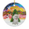 Xmas Music  - White Miniature/Toy Poodle
