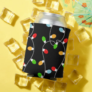 Xmas New year Christmas Lights Can Cooler