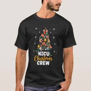 Xmas NICU nurse Christmas Crew Neonatal NICU Nurse T-Shirt