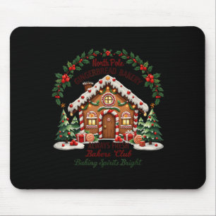 Xmas North Le Gingerbread Bakery Baking Srits Brig Mouse Pad