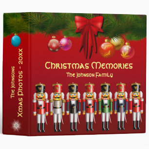 Xmas Nutcracker Toy Soldiers Binder