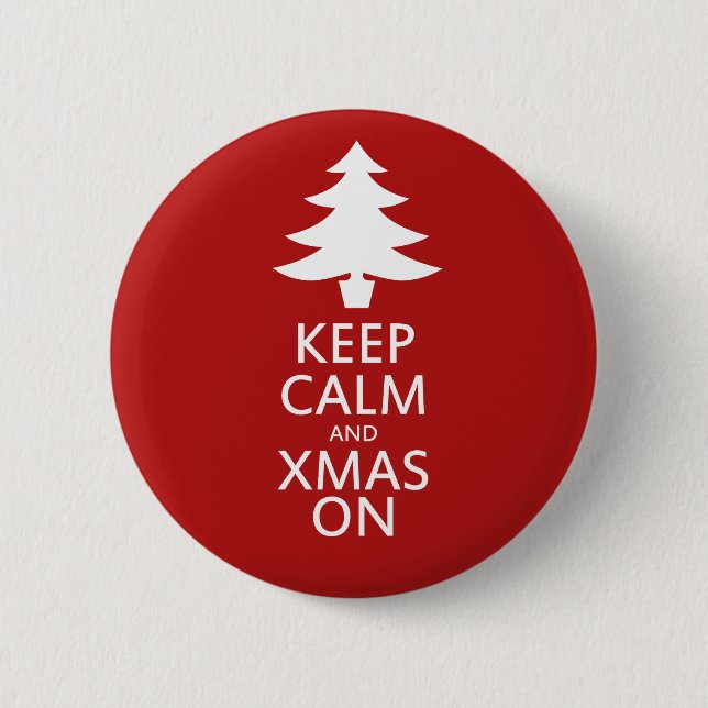 Xmas on 2 inch round button (Front)