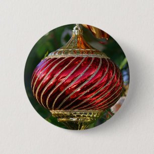 Xmas Ornament 2 Inch Round Button