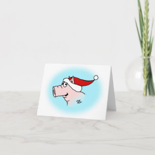 Xmas Pig Card