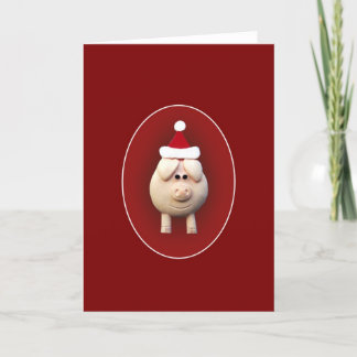 Xmas Piggy Holiday Card