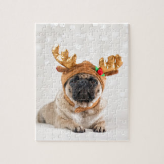 XMas Pug Jigsaw Puzzle