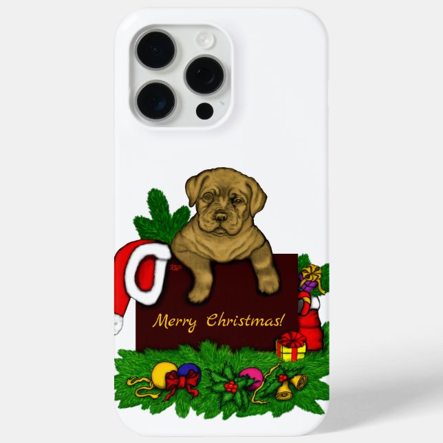 XMas Puppy Case-Mate iPhone Case (Back)