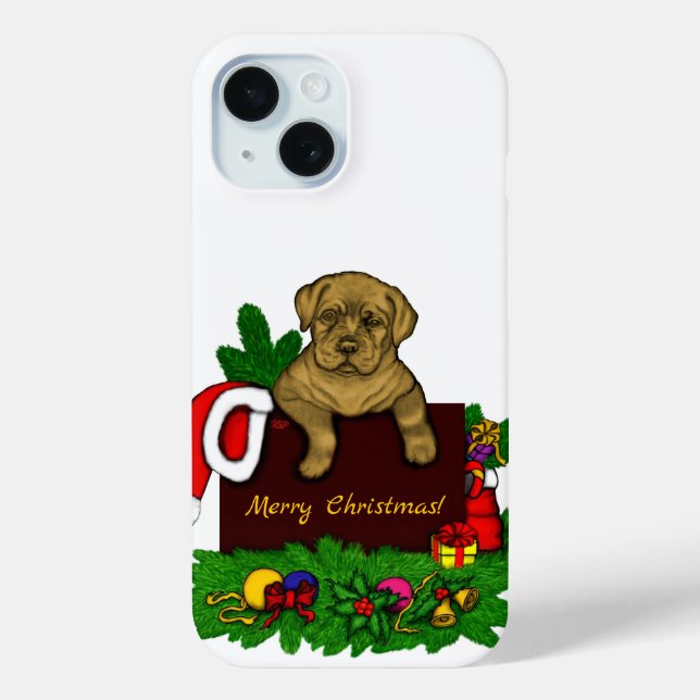 XMas Puppy Case-Mate iPhone Case (Back)
