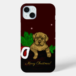 XMas Puppy iPhone 15 Mini Case