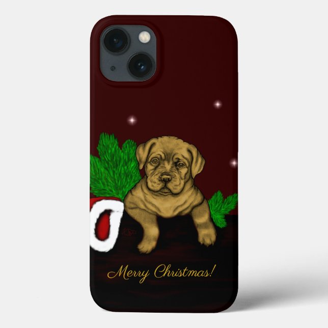 XMas Puppy Case-Mate iPhone Case (Back)
