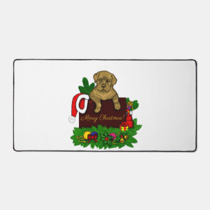 XMas Puppy Desk Mat
