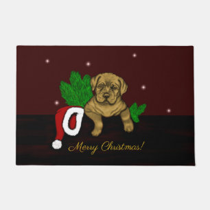 XMas Puppy Doormat