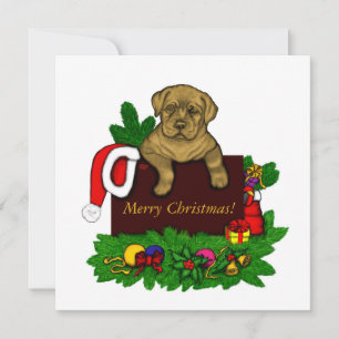 XMas Puppy Holiday Card